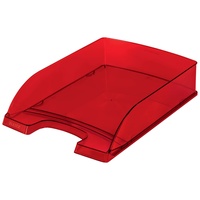 Leitz Briefablage Plus rot-transparent