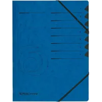 Herlitz Ordnungsmappe 1-7 blau