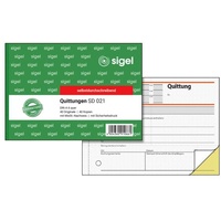 Sigel Quittung, MwSt. separat ausgewiesen Formularbuch SD021