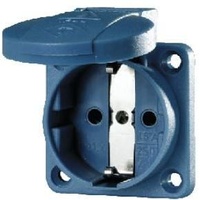 Mennekes Schuko-Anbau-Steckdose 16A,2p+E,230V,bl 11031