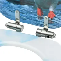 VidaXL Toilettensitze mit Soft-Close-Deckel 2 Stk. MDF Pinguin-Design