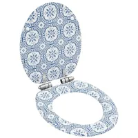 VidaXL Toilettensitze 2 Stk. Soft-Close-Deckel MDF Porzellan-Design