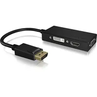 Icy Box 3-in-1 DisplayPort Adapter [1x DisplayPort Stecker -