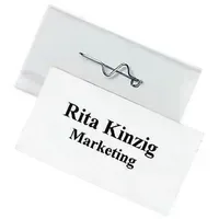 Durable Namensschilder mit Nadel 6,0 x 3,0 cm 100