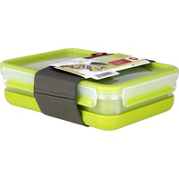 Emsa Clip&Go rechteckig 1,2l Aufbewahrungsbehälter grün 518098