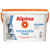 Alpina Fassadenfarbe 10 L weiß matt