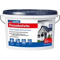 Baufan Fassadenfarbe STANDARD 2,5 l Weiß matt