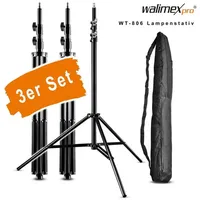Walimex WT-806 Lampenstativ 256cm 3er Set
