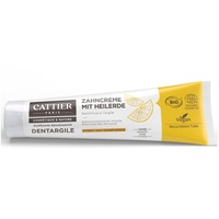 Cattier Zahncreme mit Heilerde Zitrone 75 ml