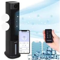 Klarstein Luftkühler mobiler Ventilator Luftbefeuchter 80W 8 Liter Smart