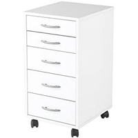 FMD Möbel, 336-001E Freddy Beistellcontainer,melaminharz beschichtete ppanplatte, weiß, maße