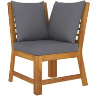 VidaXL Modular-Ecksofa braun/dunkelgrau