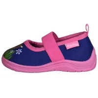Playshoes REH Niedrige Hausschuhe, Marine/rosa, 24/25