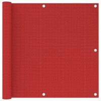 VidaXL Balkonsichtschutz HDPE 90 x 300 cm rot