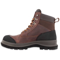 CARHARTT Detroit Rugged Flex® 15 cm hoher S3-Sicherheitsstiefel, Dunkelbraun,