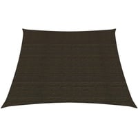 VidaXL Sonnensegel 160 g/m2 Braun 3/4x2 m HDPE