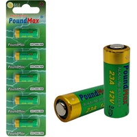 PoundMax 5 Stück 23A 12V Alkaline Batterie, 23AE, A23,