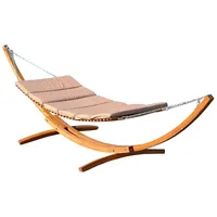 ALEOS. AS-S 400cm XXL Luxus Hängemattengestell Caribe Holz Lärche
