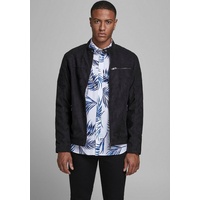 JACK & JONES Rocky Fake Suede Jacke Jet Black