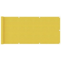 VidaXL Balkon-Sichtschutz Gelb 120x400 cm HDPE