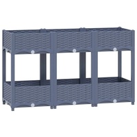 VidaXL Hochbeet Polypropylen 120 x 40 x 71 cm