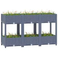 VidaXL Hochbeet Polypropylen 120 x 40 x 71 cm