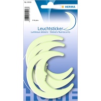 Herma Leuchtaufkleber Mond, leuchtgrün, 3 Etiketten