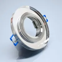Maxkomfort GmbH 6x MAXKOMFORT Glas Einbaustrahler IP20 Einbauspot Rund