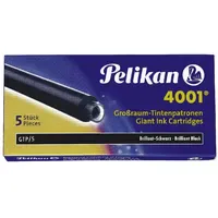 Pelikan Tintenpatrone 4001 GTP/5 brillant-schwarz, 5