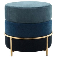 Kayoom Hocker blau Sitzsäcke Kleinmöbel