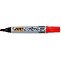 BIC Marking 2300 ECOlutions Permanentmarker Keilspitze 3.7-5.5mm rot