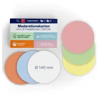 Magnetoplan rund, Ø 140 mm, 250 Stück, sortiert, D