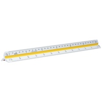 Rotring Dreikantmaßstab Architektur 1 30cm, weiß