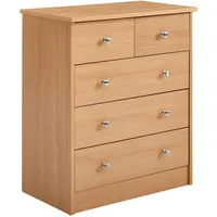 Wohnling Kommode 60 x 70 x 35 cm braun