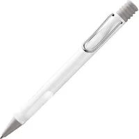 Lamy safari weiß hochglänzend, Schreibfarbe: blau,