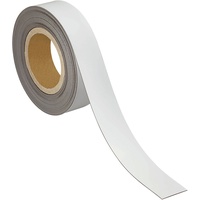 Maul Magnetband weiß 4,0 x 1000,0 cm