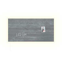 Sigel Artverum Glas-Magnetboard Sichtbeton, 91x46cm (GL 148)