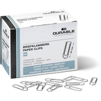 Durable Büroklammern silber Metall