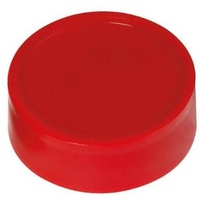 Maul Magnete rot, Kunststoff Ø 3,4 x 1,4 cm,