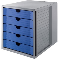 HAN SYSTEMBOX KARMA 14508-16 Schubladenbox Grau DIN A4, DIN