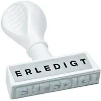 Wedo Textstempel Erledigt Weiß 1 St.