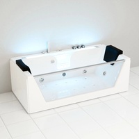 Tronitechnik Whirlpool Badewanne KOS 2 179cm x 85cm Heizung,Hydromassage,Bachlauf,Sanitäracryl