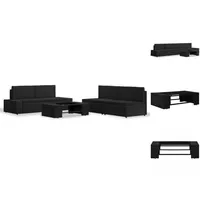VidaXL Garten-Lounge-Set 5-tlg. schwarz 3054582