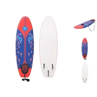 VidaXL Surfboard 170 x 46,8 x 8 cm blau/rot