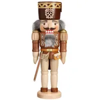 Zeidler Nussknacker Bergmann 40 cm Holz Beige/Braun