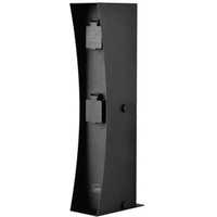 LEDINO Steckdosensäule Connect D2A, anthrazit Outdoor