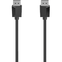 Hama DisplayPort-Kabel DP 1.2, Ultra-HD 4K, 0,75 m Schwarz