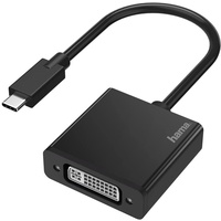 Hama USB Typ-C), DVI Schwarz