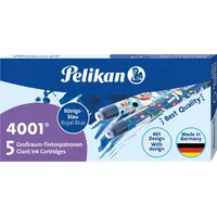Pelikan Tintenpatronen 4001® Etui mit 5 bunt bedruckten Großraum-Tintenpatronen