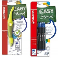 Stabilo EASYoriginal Tintenroller Linkshänder limette/grün 0,5 mm, Schreibfarbe: blau,